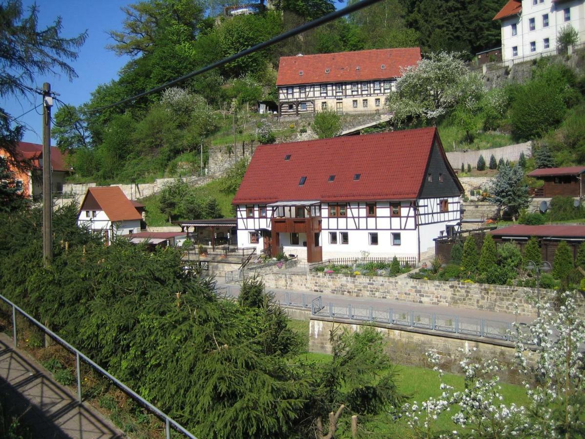 Ferienwohnung Am Gruenbach 2 Rathen Exteriér fotografie