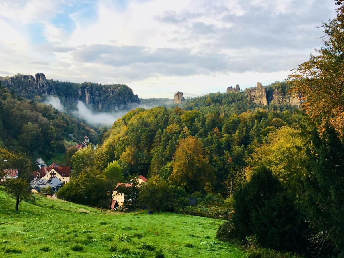Ferienwohnung Am Gruenbach Rathen Exteriér fotografie