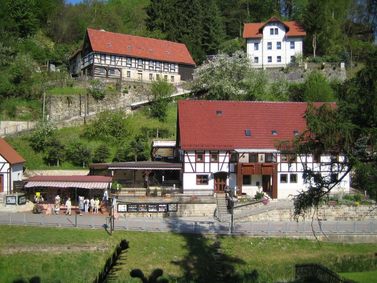 Ferienwohnung Am Gruenbach 2 Rathen Exteriér fotografie